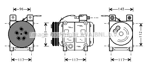 AVA QUALITY COOLING Kompressor,kliimaseade UVK063